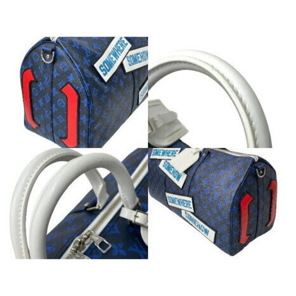 Louis Vuitton Monogram Keepall Bandouliere Boston Bag Virgil - Picture 3 of 8